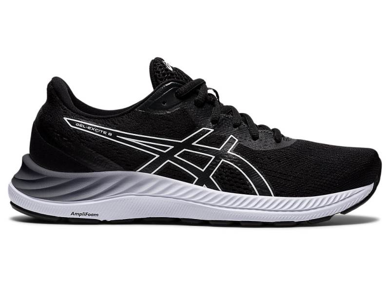 Sapatilhas Running Asics GEL-EXCITE 8 Wide Mulher Pretas, 3540A943.440